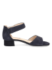 Caprice Leren haksandalen "Carla" donkerblauw