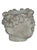 Clayre & Eef Blumentopf in Grau - (B)12 x (H)10 x (T)9 cm