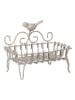 Clayre & Eef Seifenschale in Weiß - (B)14 x (H)9 x (T)6 cm