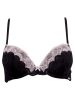 s.Oliver Push-up-BH "Joëlle" in Rosa/ Schwarz