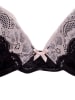 s.Oliver Push-up-BH "Joëlle" in Rosa/ Schwarz