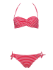 s.Oliver Bikini in Rot/ Weiß