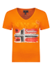 Geographical Norway Koszulka w kolorze pomarańczowym