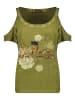 Geographical Norway Koszulka w kolorze khaki