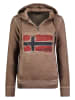 Geographical Norway Hoodie lichtbruin