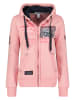Geographical Norway Sweatjacke in Rosa