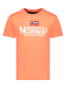 Geographical Norway Koszulka "Jacky" w kolorze pomarańczowym
