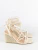 Sixth Sens Sleehaksandalen beige