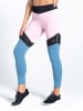 Dare 2b Trainingsleggings "Born to Shine" in Rosa/ Blau