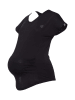 Dare 2b Ciążowa koszulka funkcyjna "Vigilant Tee Mat" w kolorze czarnym
