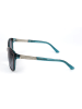 Swarovski Damskie okulary przeciwsłoneczne w kolorze bordowo-turkusowo-fioletowym
