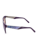 Swarovski Damskie okulary przeciwsłoneczne w kolorze fioletowym