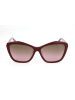 Swarovski Damen-Sonnenbrille in Bordeaux/ Grün-Rosa