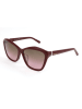 Swarovski Damen-Sonnenbrille in Bordeaux/ Grün-Rosa