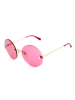 Swarovski Dameszonnebril goudkleurig/roze