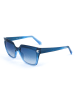 Swarovski Dameszonnebril blauw
