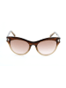 Swarovski Damen-Sonnenbrille in Braun-Beige/ Rosa