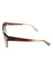 Swarovski Damskie okulary przeciwsłoneczne w kolorze brązowo-beżowo-jasnoróżowym