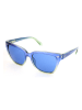 Swarovski Dameszonnebril blauw