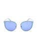 Swarovski Dameszonnebril lichtblauw-goudkleurig
