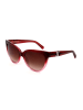 Swarovski Damskie okulary przeciwsłoneczne w kolorze bordowo-brązowym