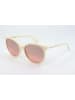 Swarovski Damen-Sonnenbrille in Creme/ Rosa