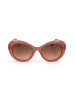 Swarovski Damen-Sonnenbrille in Rosa/ Braun