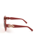 Swarovski Damen-Sonnenbrille in Rosa/ Braun