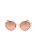 Swarovski Damskie okulary przeciwsłoneczne w kolorze złoto-jasnoróżowym