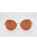 Swarovski Damskie okulary przeciwsłoneczne w kolorze różowozłoto-jasnobrązowym