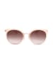 Swarovski Damskie okulary przeciwsłoneczne w kolorze różowozłoto-brązowym
