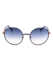 Swarovski Damskie okulary przeciwsłoneczne w kolorze niebieskim