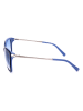 Swarovski Damen-Sonnenbrille in Dunkelblau-Roségold/ Hellblau