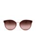 Swarovski Damskie okulary przeciwsłoneczne w kolorze złoto-jasnoróżowo-brązowym
