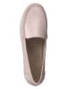 Marco Tozzi Leren mocassins lichtroze