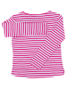 Regatta Koszulka "Peppa Stripe Tee" w kolorze biało-różowym
