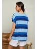 Fleur de Lin Shirt "Epicea" in Blau