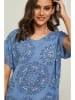La Compagnie Du Lin Shirt "Epine" blauw