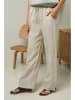 La Compagnie Du Lin Leinenhose "Garancel" in Beige