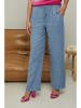 La Compagnie Du Lin Leinenhose "Garancel" in Hellblau