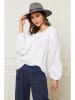 Fleur de Lin Linnen blouse "Ines" wit