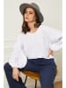 Fleur de Lin Leinen-Bluse "Ines" in Weiß