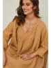 Fleur de Lin Linnen jurk "Jasmine" camel