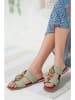 Fnuun Shoes Pantoletten in Mint
