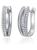 Park Avenue Creolen met Swarovski-kristallen