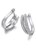 Park Avenue Creolen met Swarovski-kristallen