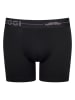 Sloggi 2er-Set: Boxershorts in Schwarz/ Weiß