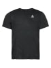Odlo Koszulka sportowa "Zeroweight Engineered Chill-Tec" w kolorze czarnym