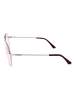 Karl Lagerfeld Damen-Sonnenbrille in Silber/ Rosa