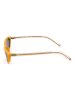 Guess Okulary przeciwsłoneczne unisex w kolorze żółto-błękitnym